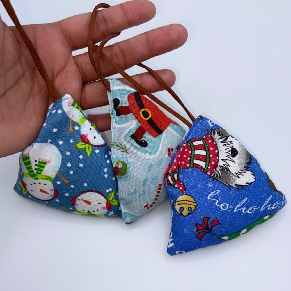 Handmade cozybeanz Holiday Ornament Sachet Set